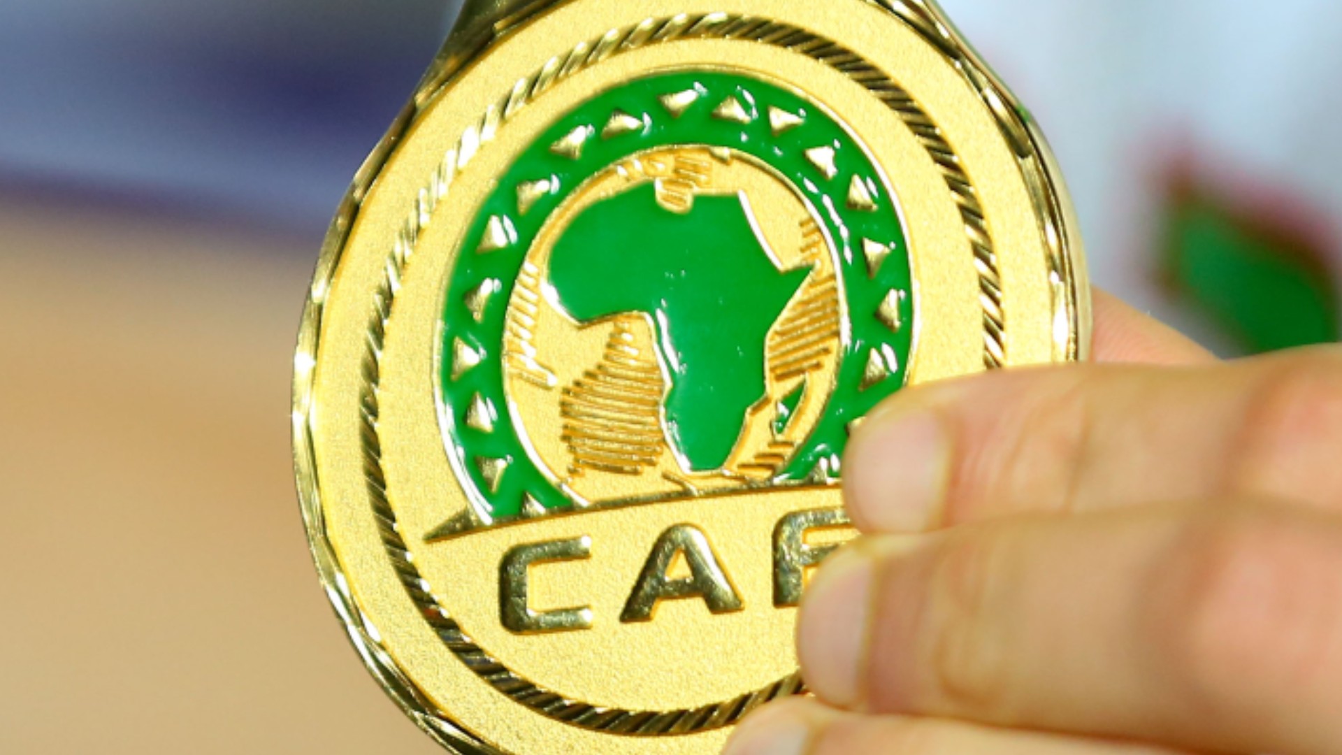 AFCON 2022 Soccer Games Today: Times, TV Schedule, Scores For Matches In USA & Canada - Sporting News 2 AFCON - CAF logo - gold medal
